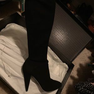 Prada Suede Knee High 37